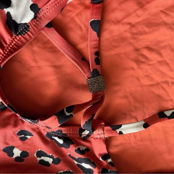 Anthropologie Square Neck One Piece Swimsuit Animal Print Small - Picture 7 of 10